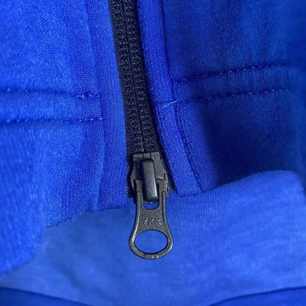 Nike Duke Mens Full-Zip Basketball Hoodie Dri-FIT Blue 930561-493 Size 2XL